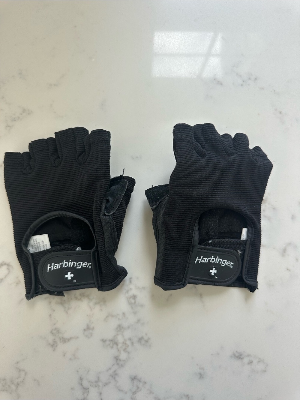 Harbinger Fingerless Weightlifting Gloves